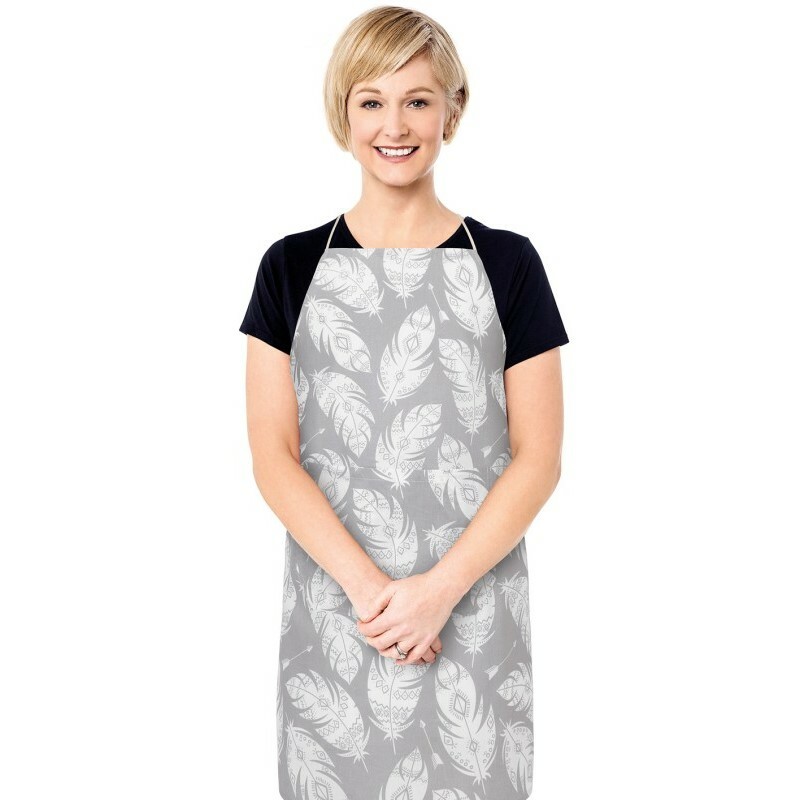 Bellatex Zástěra Adéla Pírka šedá Bellatex Zástěra Adéla Pírka šedá