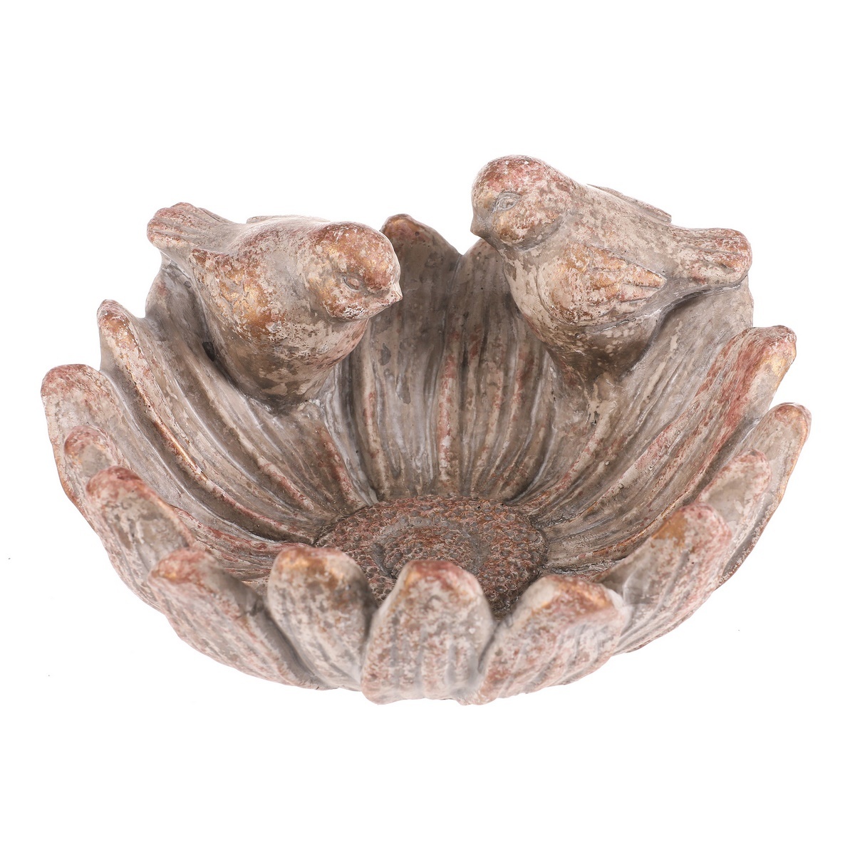 Betónové napájadlo pre vtáčiky Kvet