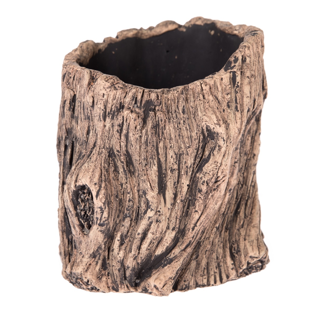 Betónový kvetináč Dekor kôra Betónový kvetináč Dekor kôra