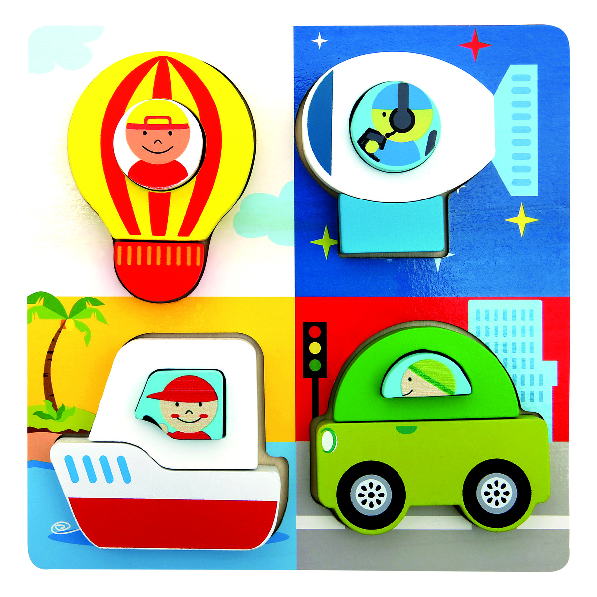 Bino 3D Puzzle - doprava Bino 3D Puzzle - doprava