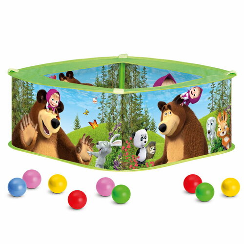 Bino Bazén s balónikmi Máša a medveď Bino Bazén s balónikmi Máša a medveď