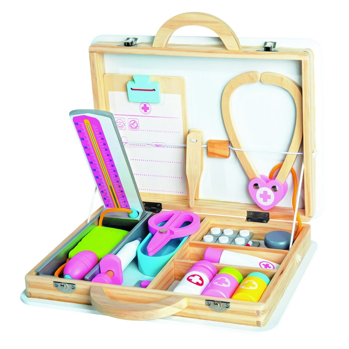 Bino Lekársky set v drevenom kufríku Bino Lekársky set v drevenom kufríku