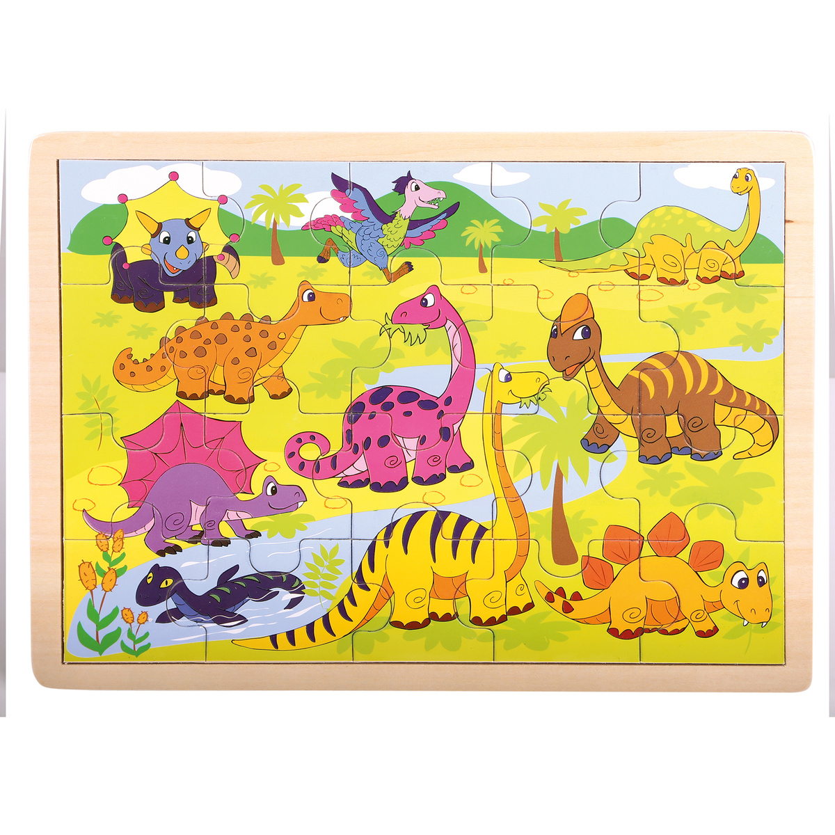 Bino Puzzle Dinosaury Bino Puzzle Dinosaury