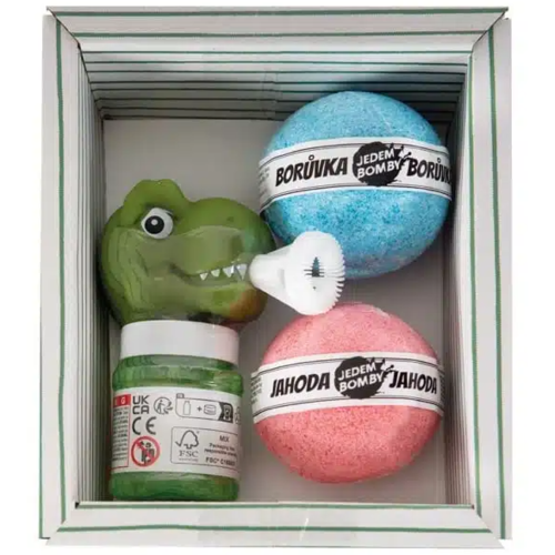 Bohemia Gifts Detská kozmetická súprava s bublifukom DINO Bohemia Gifts Detská kozmetická súprava s bublifukom DINO