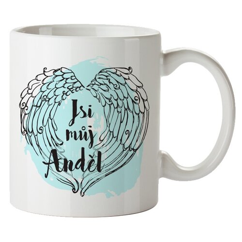 Bohemia Gifts Keramický hrnček Jsi můj anděl Bohemia Gifts Keramický hrnček Jsi můj anděl