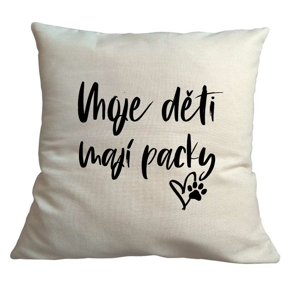Bohemia Gifts Obliečka na vankúš - Packy