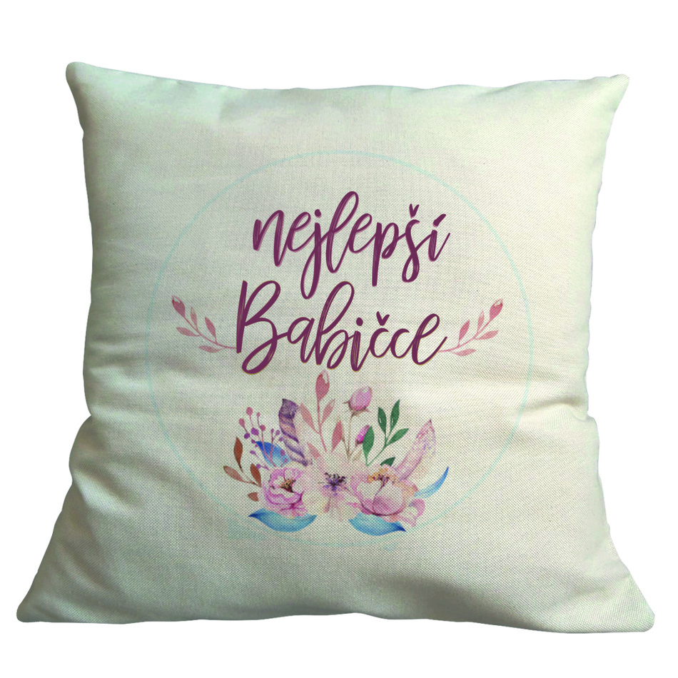 Bohemia Gifts Obliečka na vankúšik Babičce