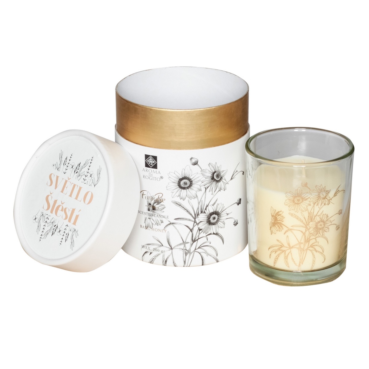 Bohemia Gifts Vonná sviečka - Světlo štěstí Bohemia Gifts Vonná sviečka - Světlo štěstí