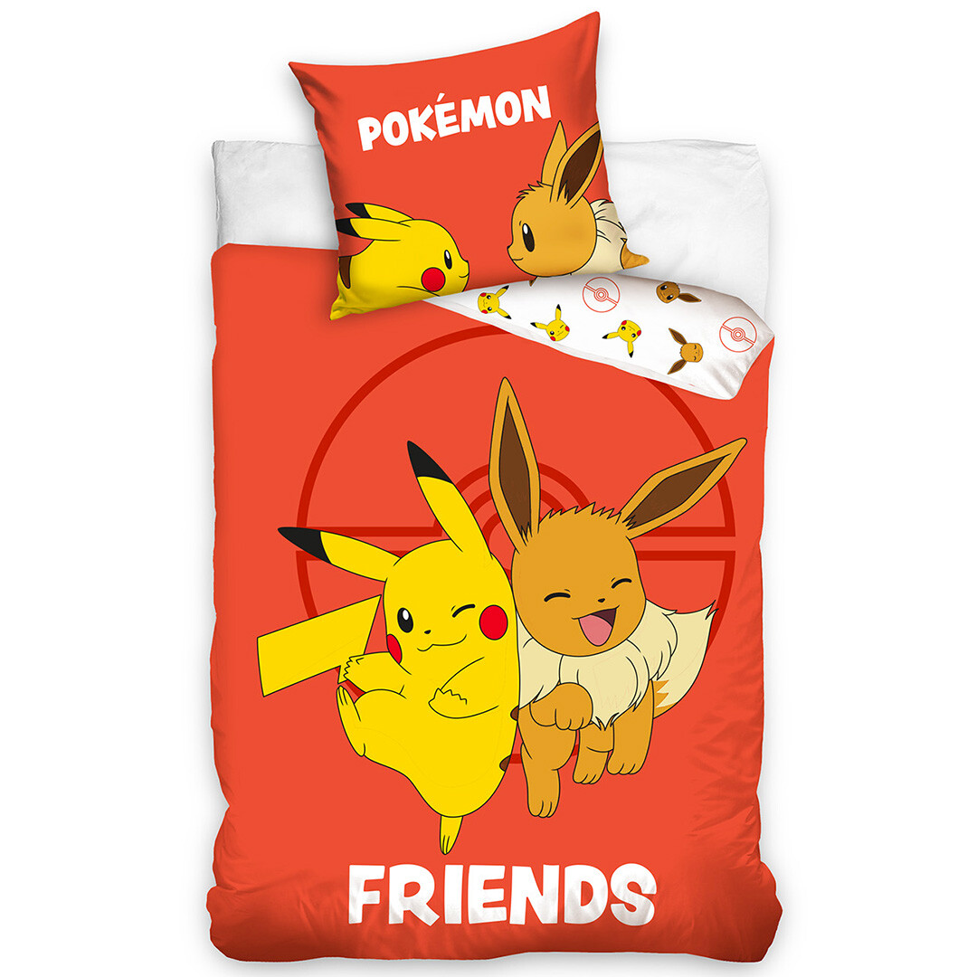 Carbotex Detská obliečka Pokémon Eeve a Pikachu
