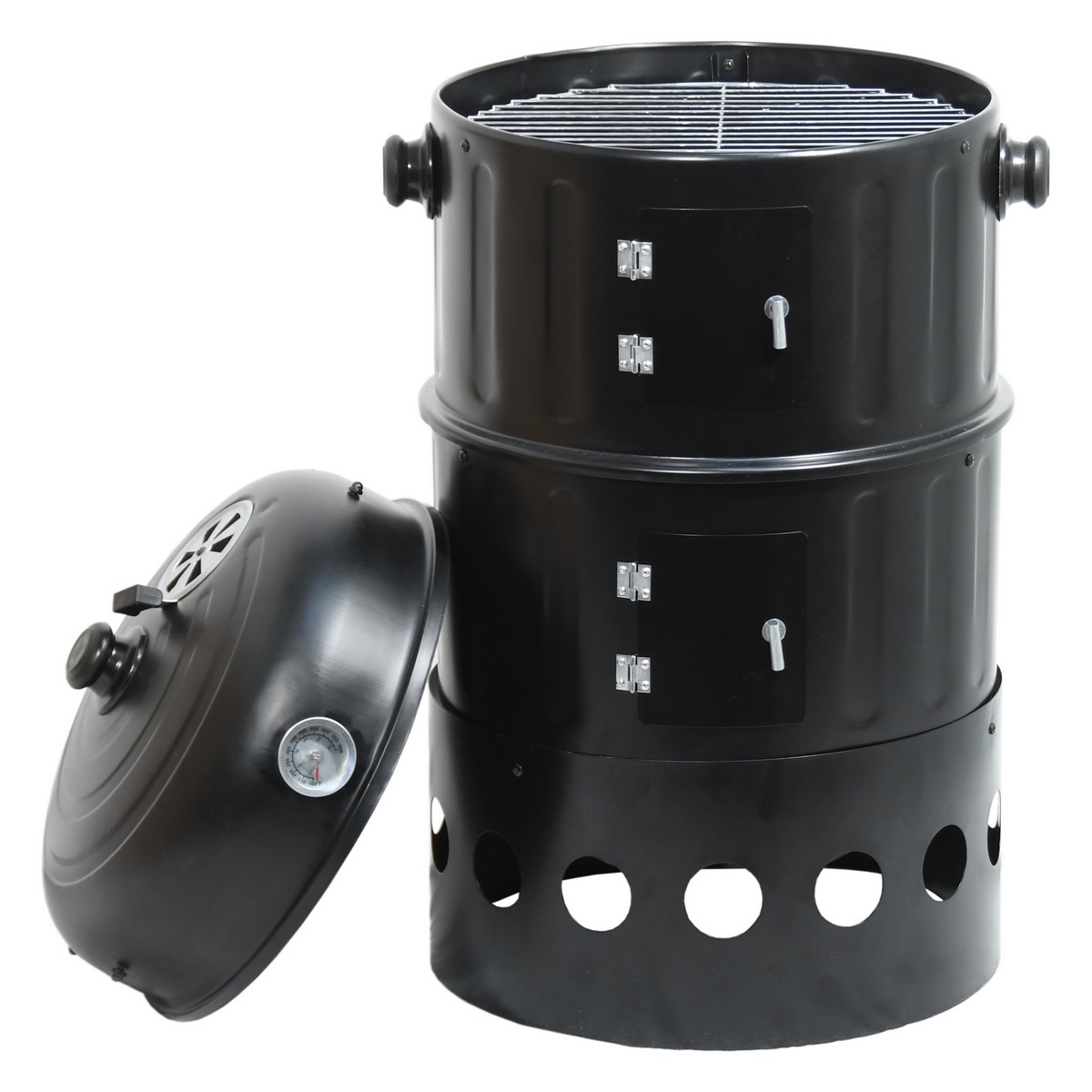 CATTARA PISA Gril - údiareň na drevené uhlie 3 in 1 40 cm CATTARA PISA Gril - údiareň na drevené uhlie 3 in 1 40 cm