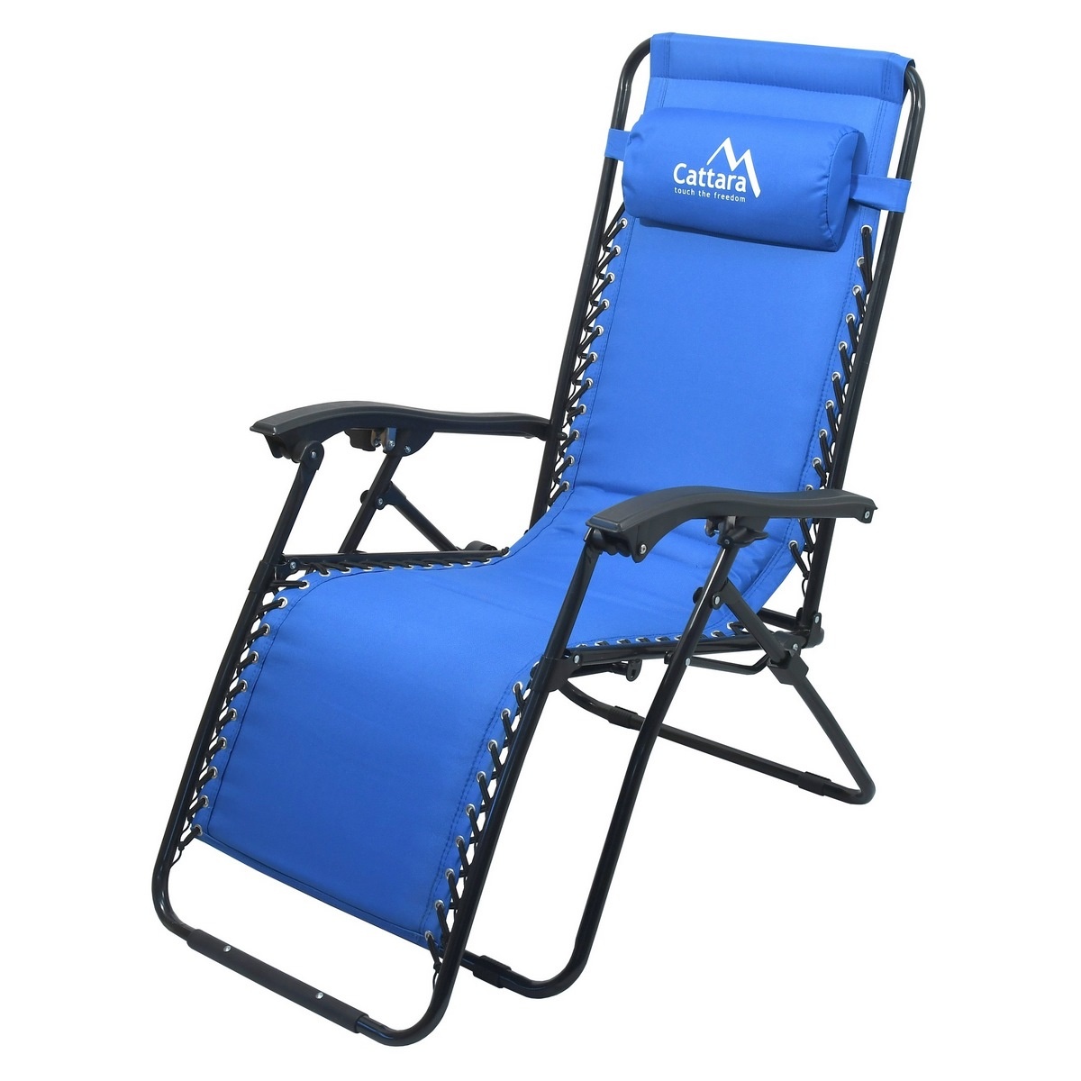 CATTARA LIVORNO Lehátko kempingové polohovacie modré CATTARA LIVORNO Lehátko kempingové polohovacie modré