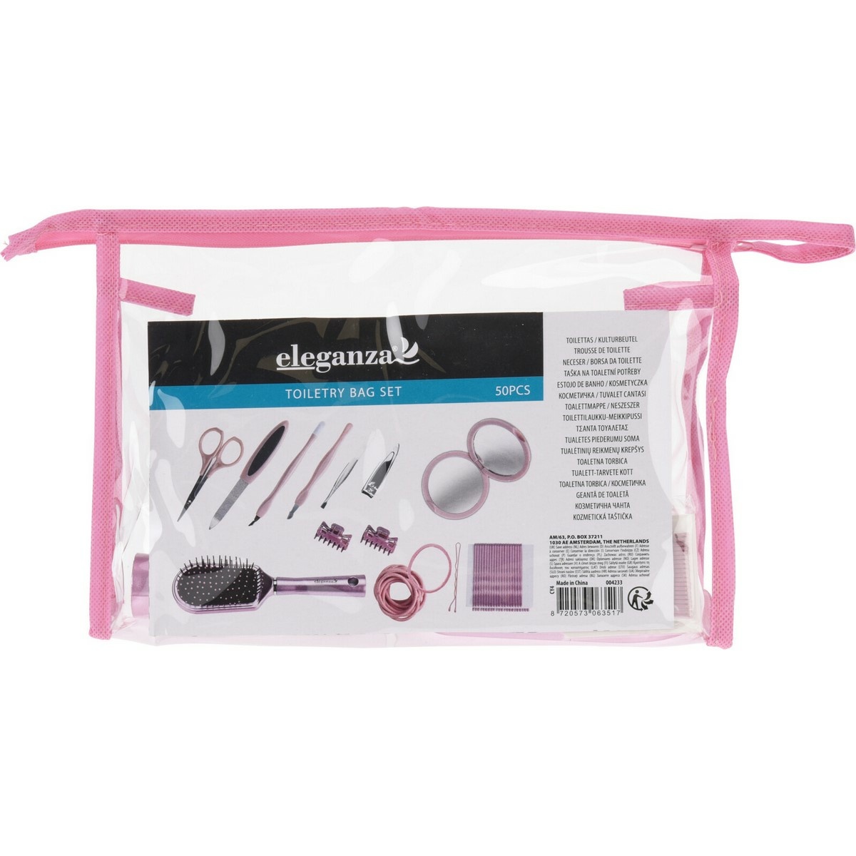 Cestovná toaletná taštička ružová Cestovná toaletná taštička ružová