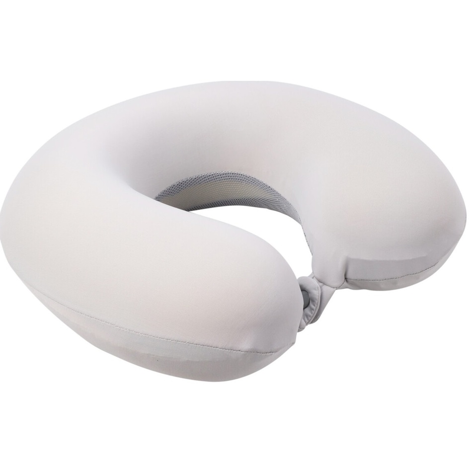 Cestovný vankúšik s chladivým gélom svetlosivá