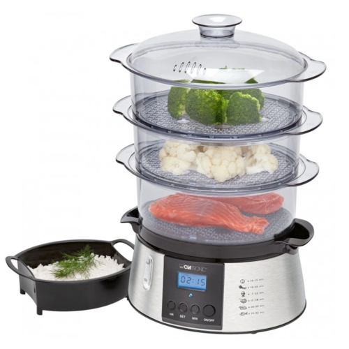 Clatronic DG 3547 parný hrniec s LCD displejom Clatronic DG 3547 parný hrniec s LCD displejom