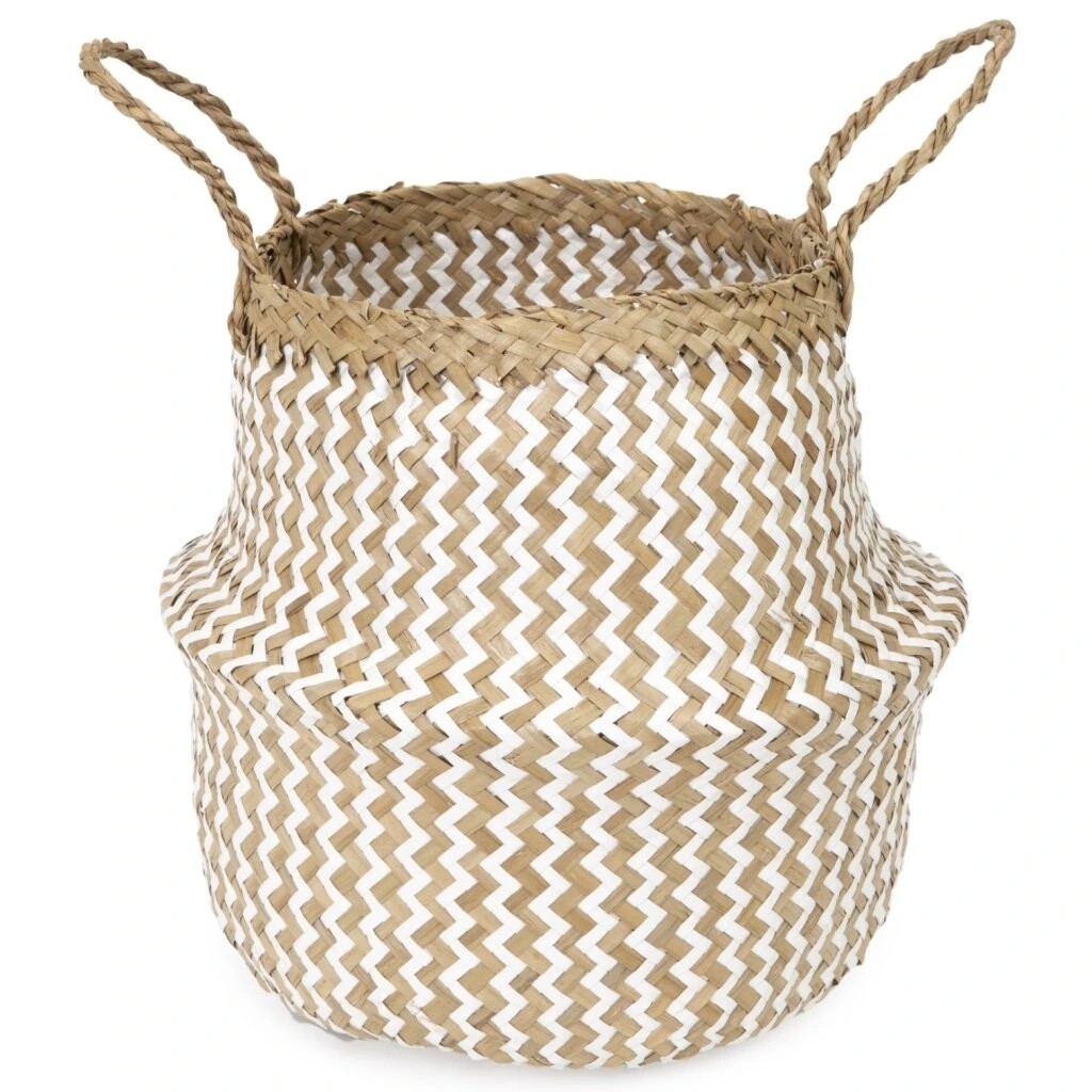 Compactor Prírodný košík z morskej trávy a papiera Belly S Compactor Prírodný košík z morskej trávy a papiera Belly S