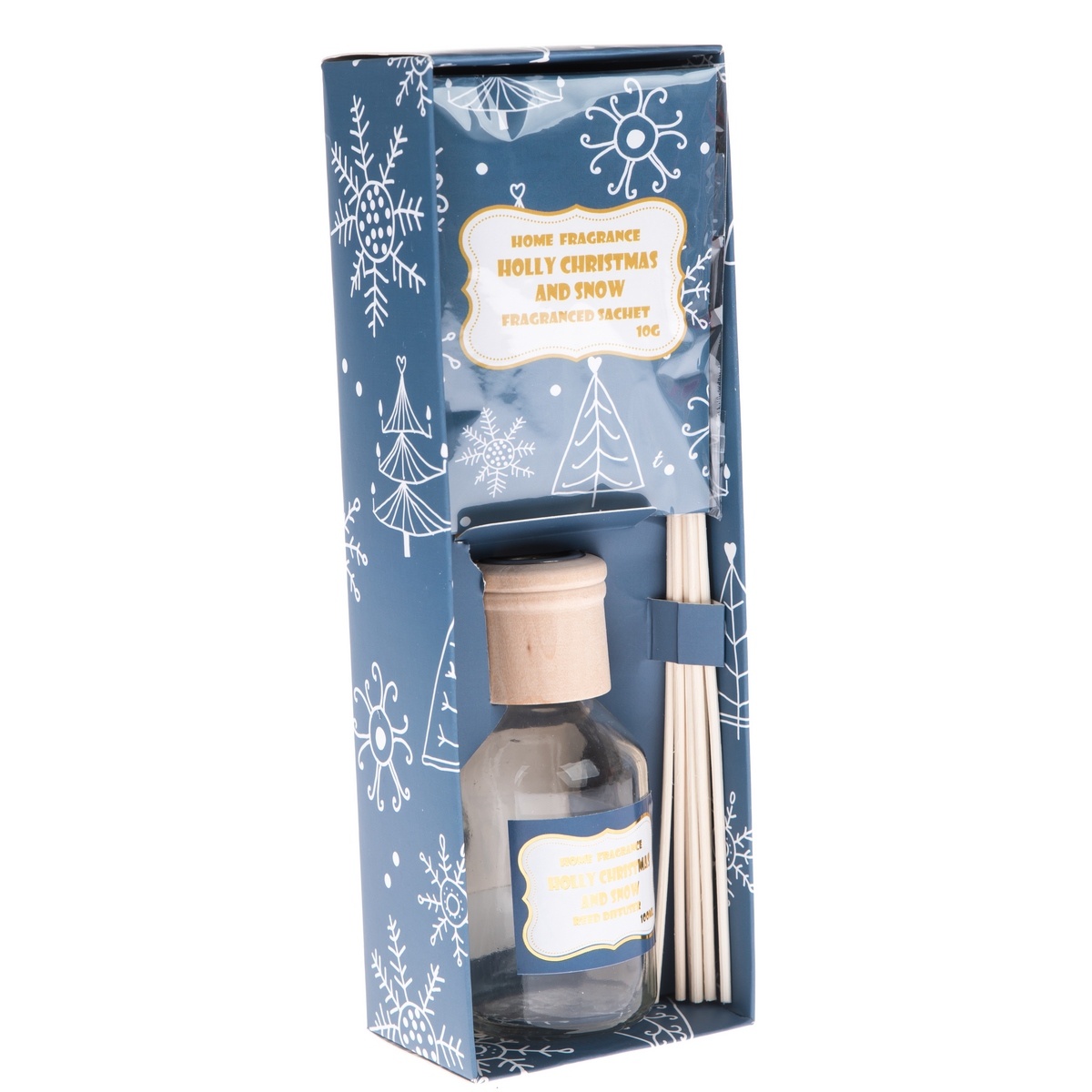 Darčeková sada vonný difuzér Vianoce a sneh + vonné vrecko Darčeková sada vonný difuzér Vianoce a sneh + vonné vrecko