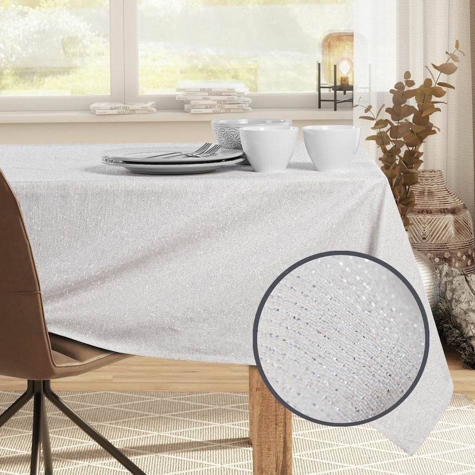 DecoKing Obrus Sparkle cream