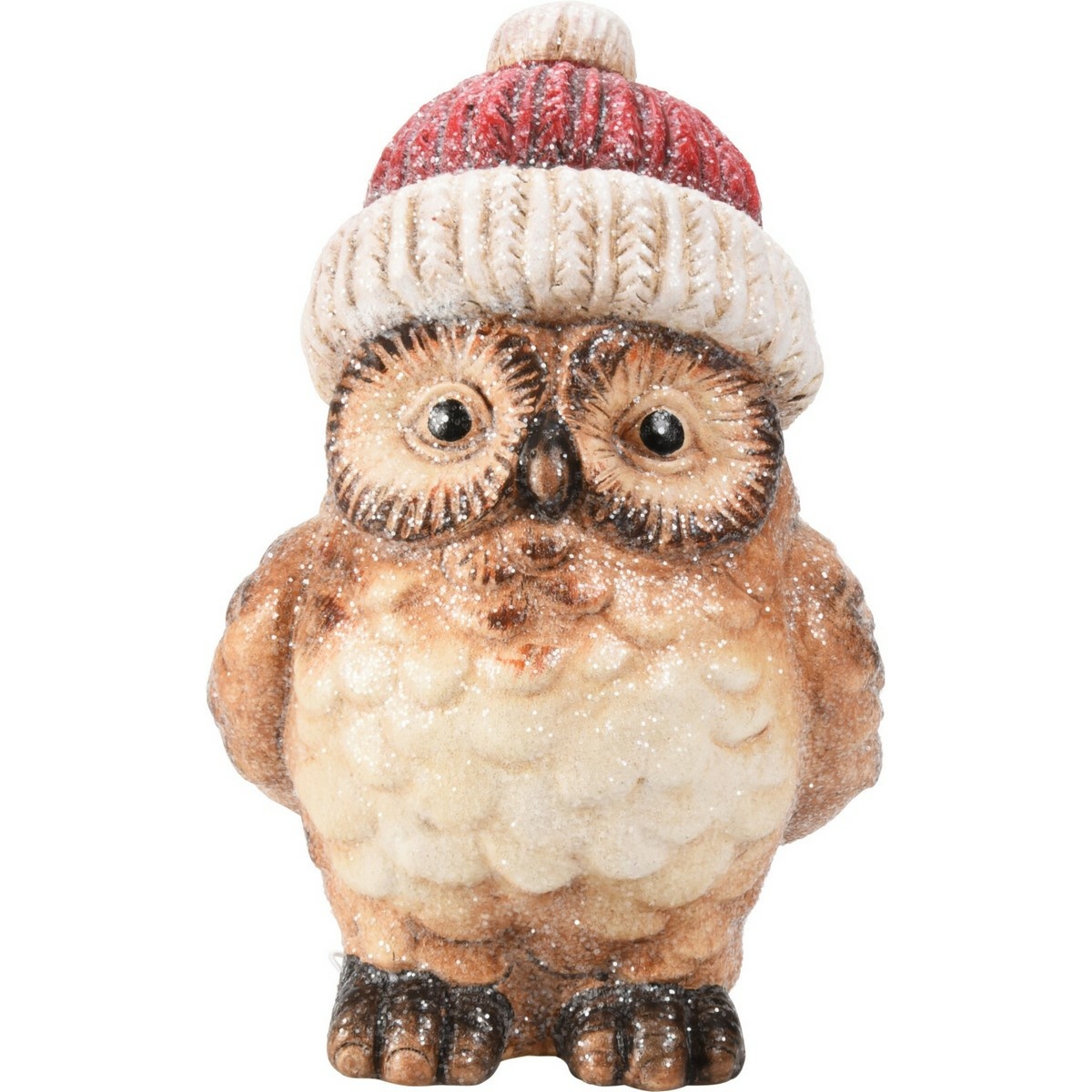 Dekorácia Sova s čiapkou
