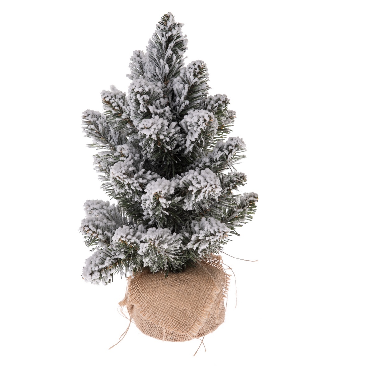 Dekoračný zasnežený stromček Jedľa