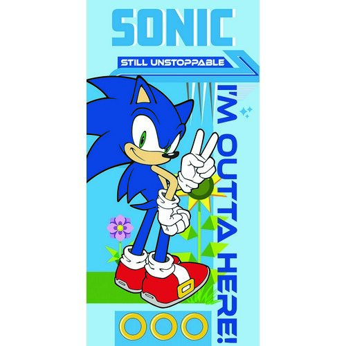 Carbotex Detská osuška Nezastaviteľný Ježko Sonic Carbotex Detská osuška Nezastaviteľný Ježko Sonic