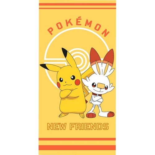 Detská osuška Pokémon Pikachu a Scorbunny Detská osuška Pokémon Pikachu a Scorbunny