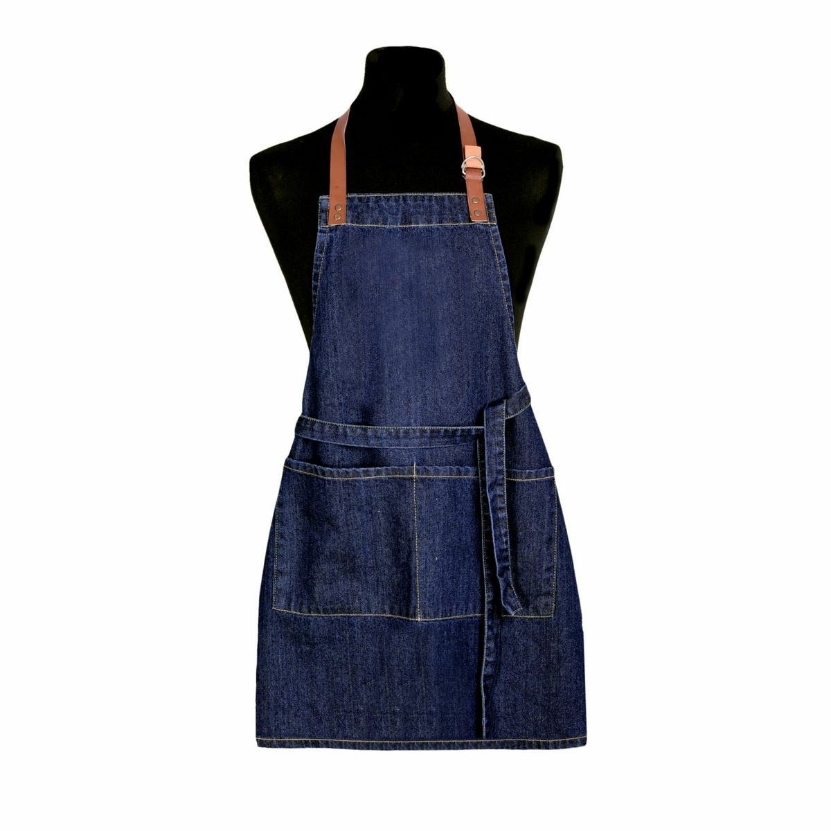 Forbyt Detská zástera Jeans tmavomodrá Forbyt Detská zástera Jeans tmavomodrá