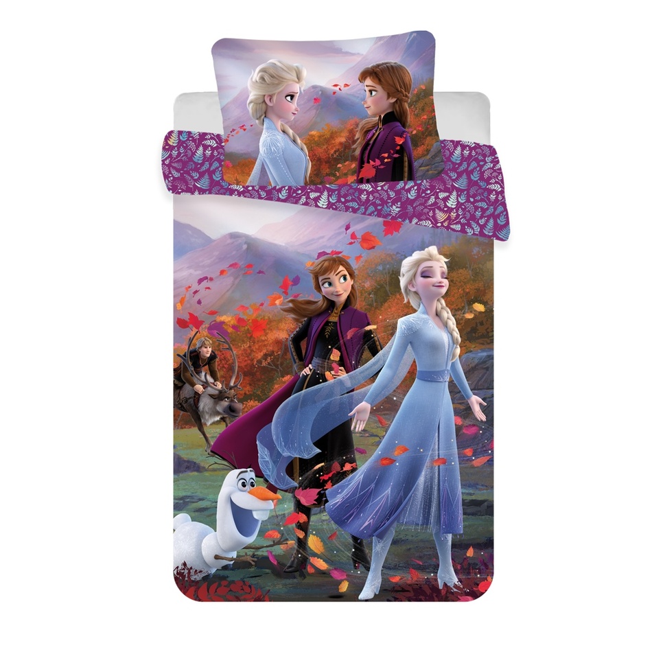 Jerry Fabrics Detské bavlnené obliečky do postieľky Frozen 2 wind baby Jerry Fabrics Detské bavlnené obliečky do postieľky Frozen 2 wind baby
