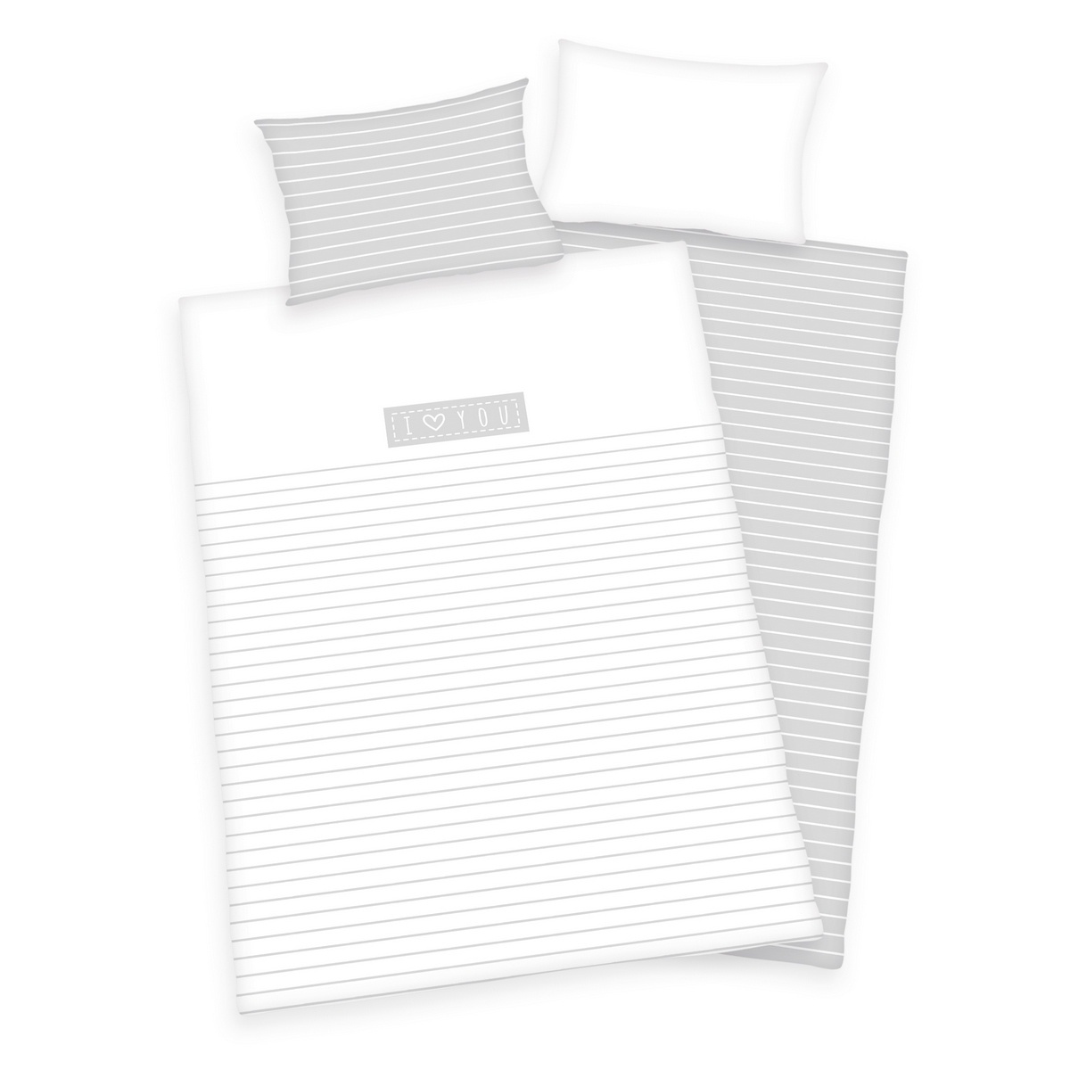 Herding Detské bavlnené obliečky do postieľky I love you Herding Detské bavlnené obliečky do postieľky I love you
