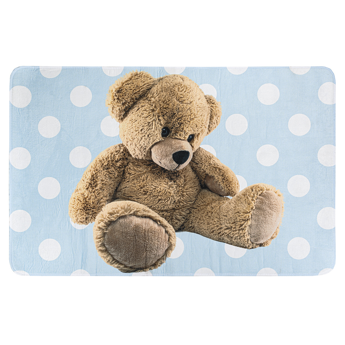 Vopi Detský koberec Ultra Soft Medvedík modrá Vopi Detský koberec Ultra Soft Medvedík modrá