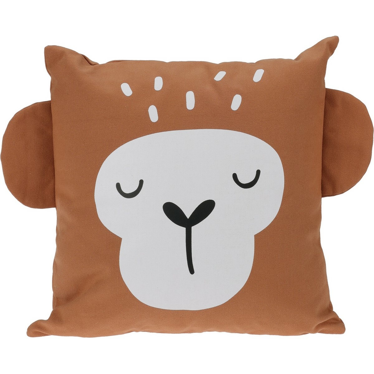 Detský vankúš Safari tour Monkey hnedá