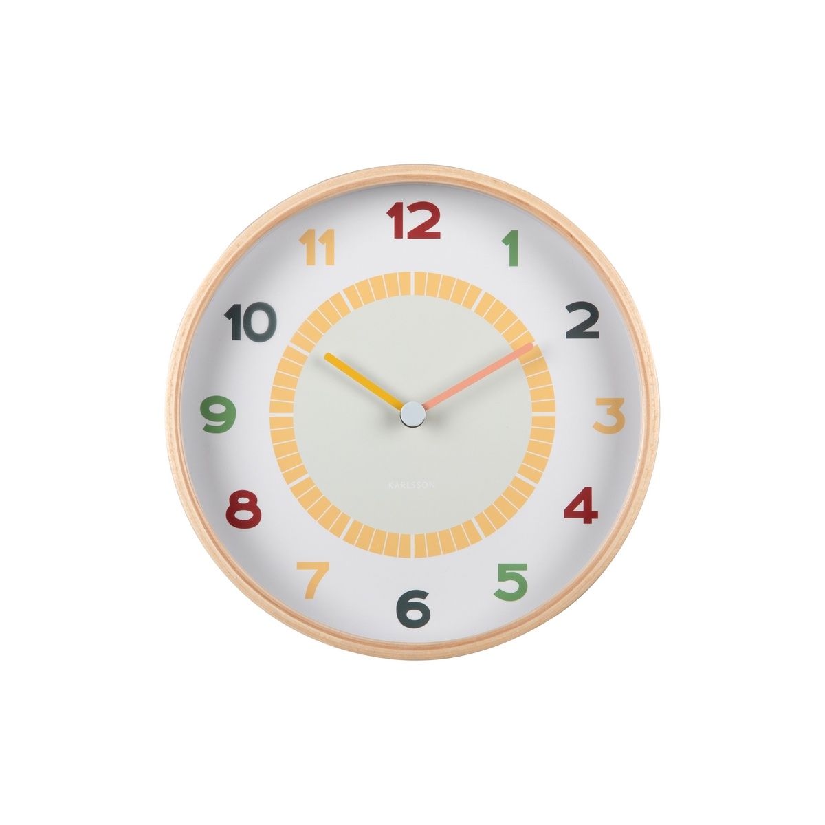 Dizajnové nástenné hodiny Karlsson 5962MC žlté Dizajnové nástenné hodiny Karlsson 5962MC žlté