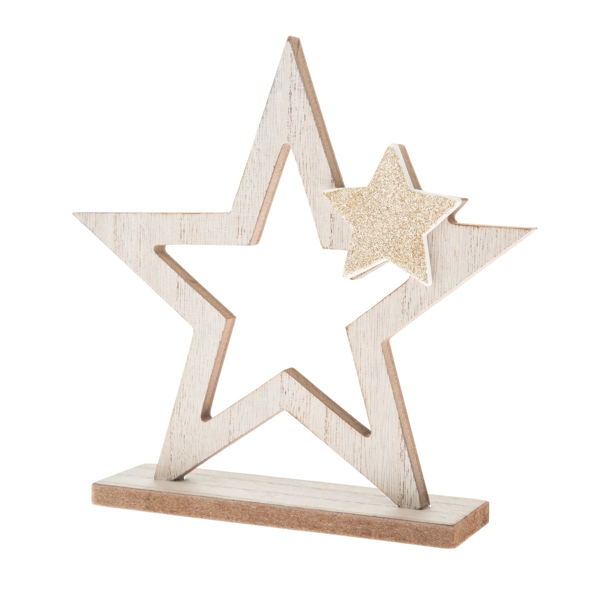 Drevená hviezda Vega hnedá Drevená hviezda Vega hnedá