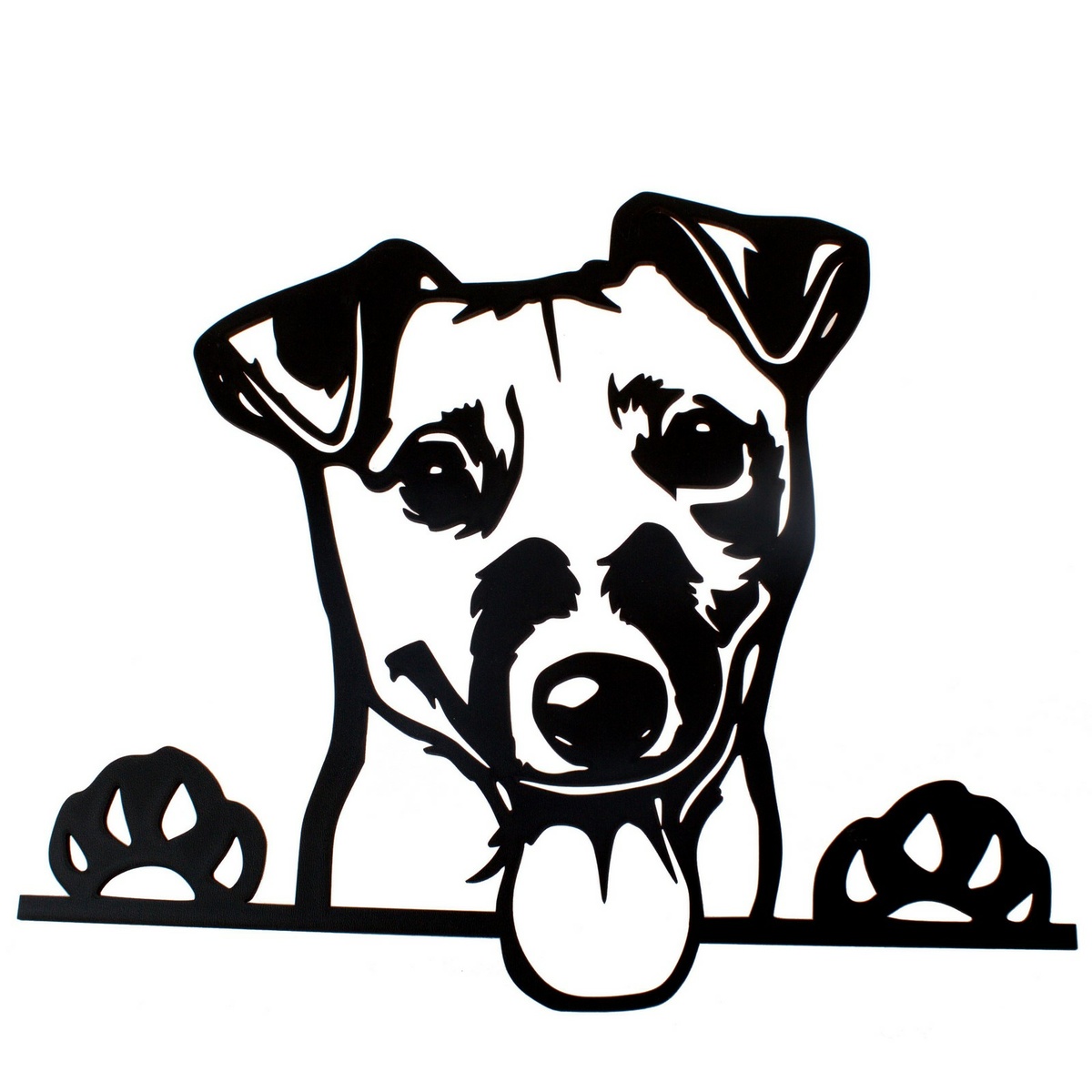 Drevená vyrezávaná dekorácia na stenu Jack Russel Drevená vyrezávaná dekorácia na stenu Jack Russel