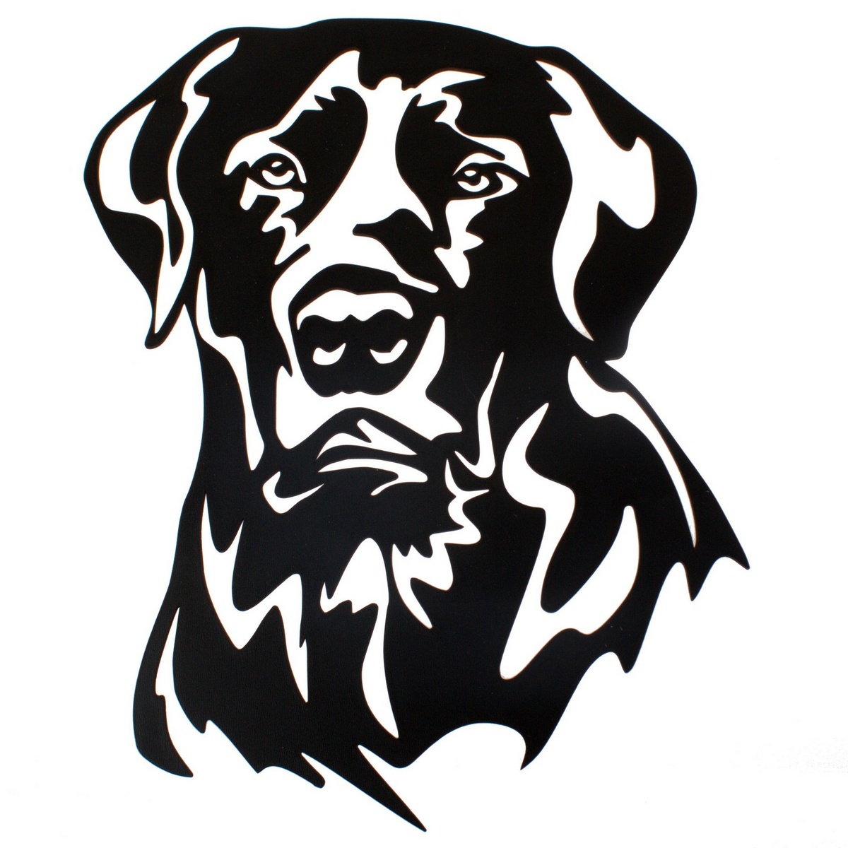 Drevená vyrezávaná dekorácia na stenu Labrador Drevená vyrezávaná dekorácia na stenu Labrador