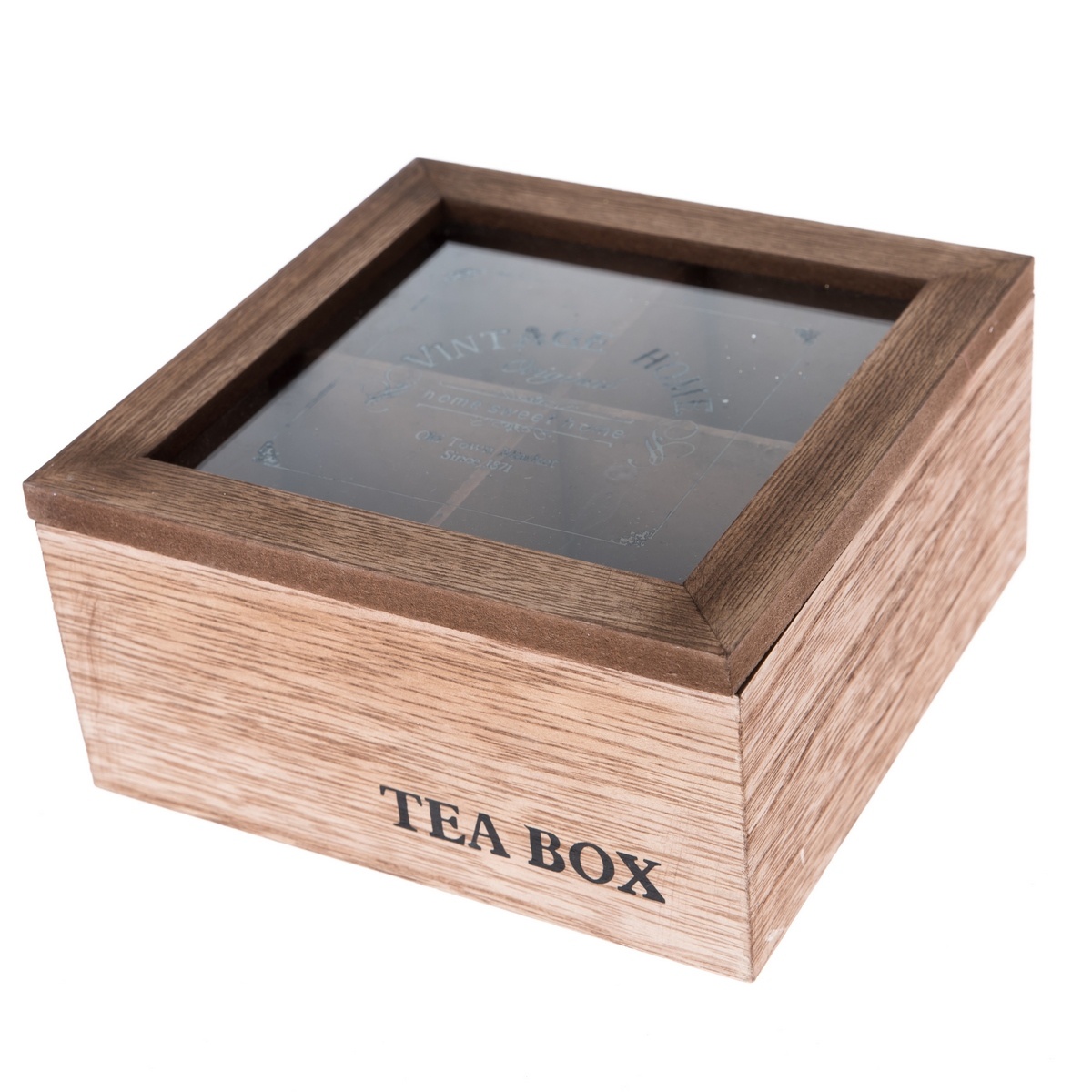 Drevený box na čajové vrecká TEA Drevený box na čajové vrecká TEA