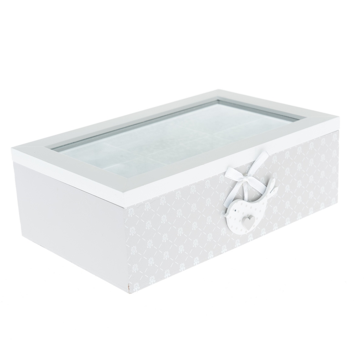 Drevený dekoračný box Little bird