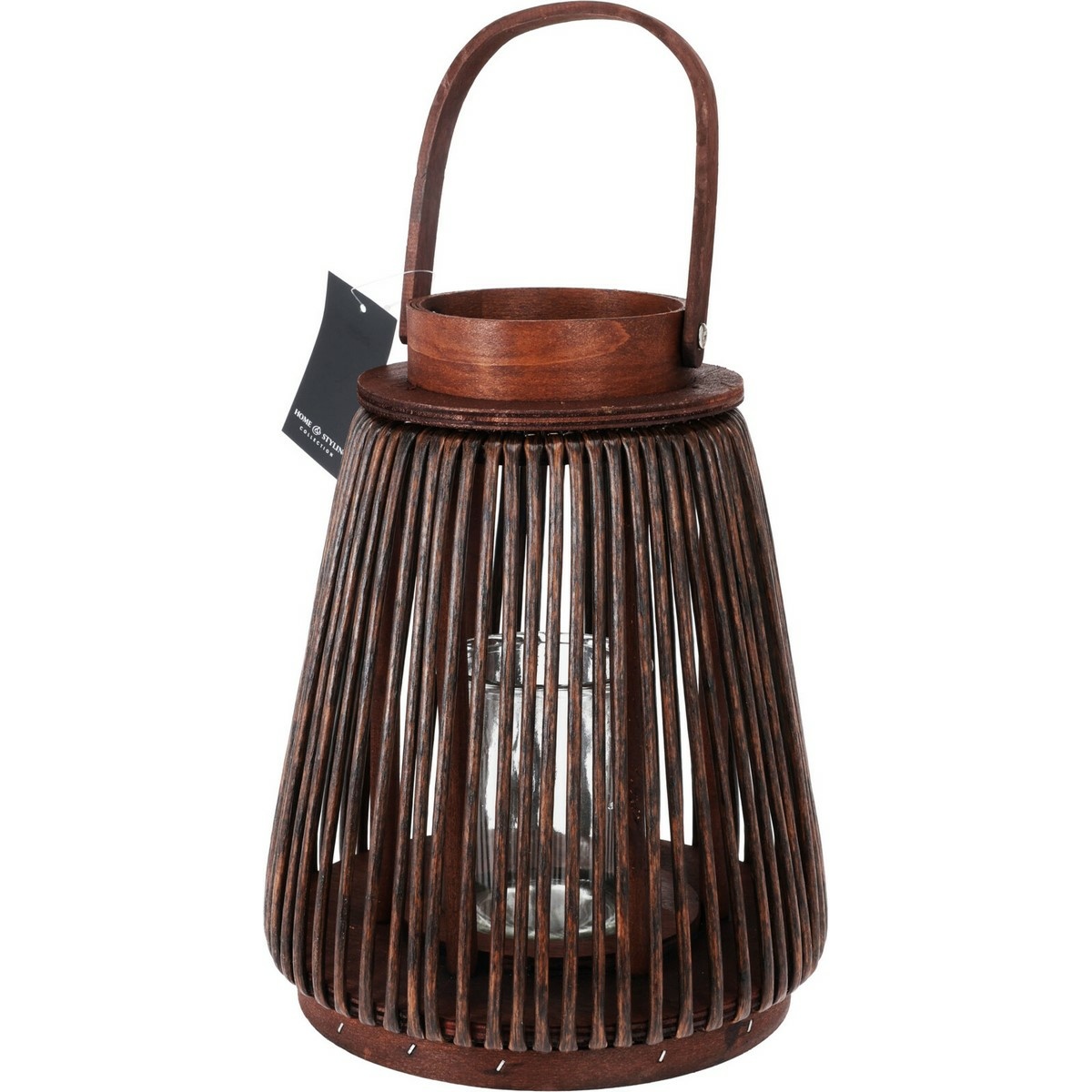 Drevený lampáš Merv hnedá