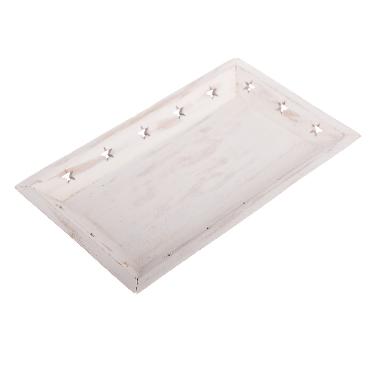 Drevený podnos Hviezda biela