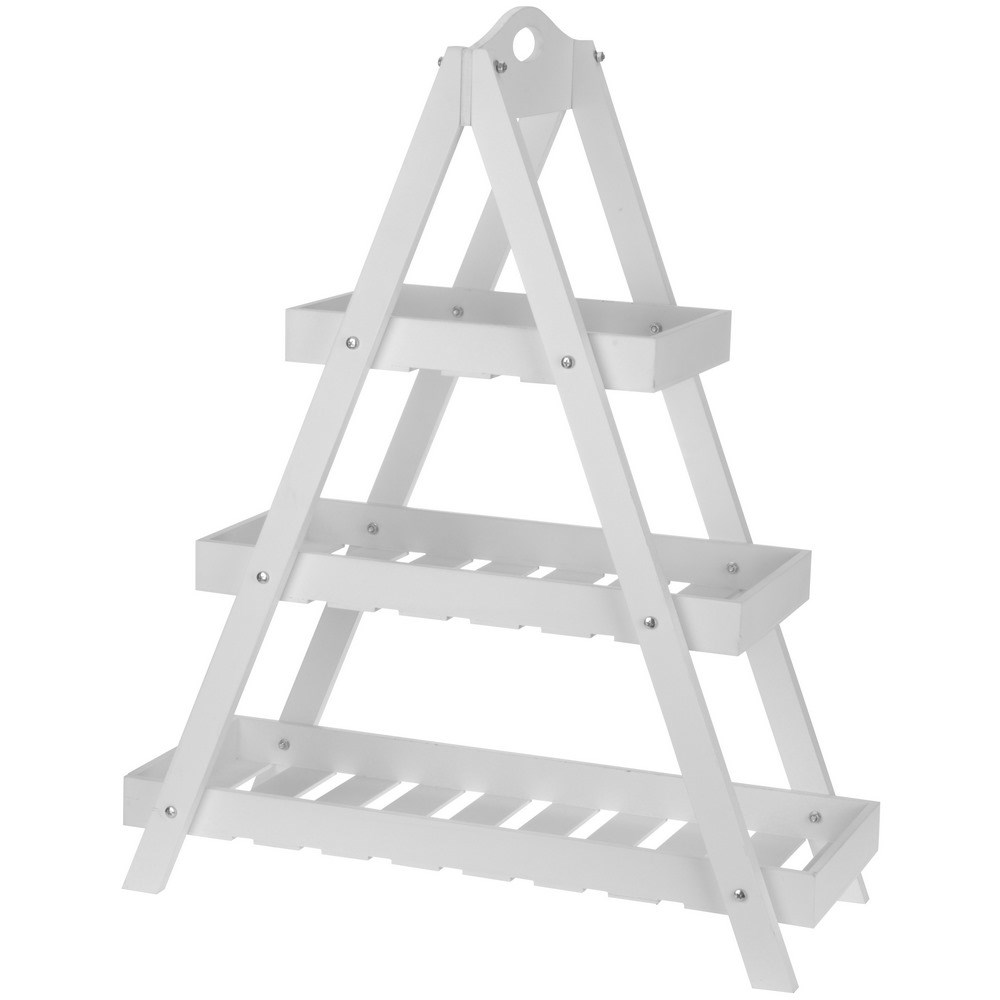 Drevený stojan na kvety