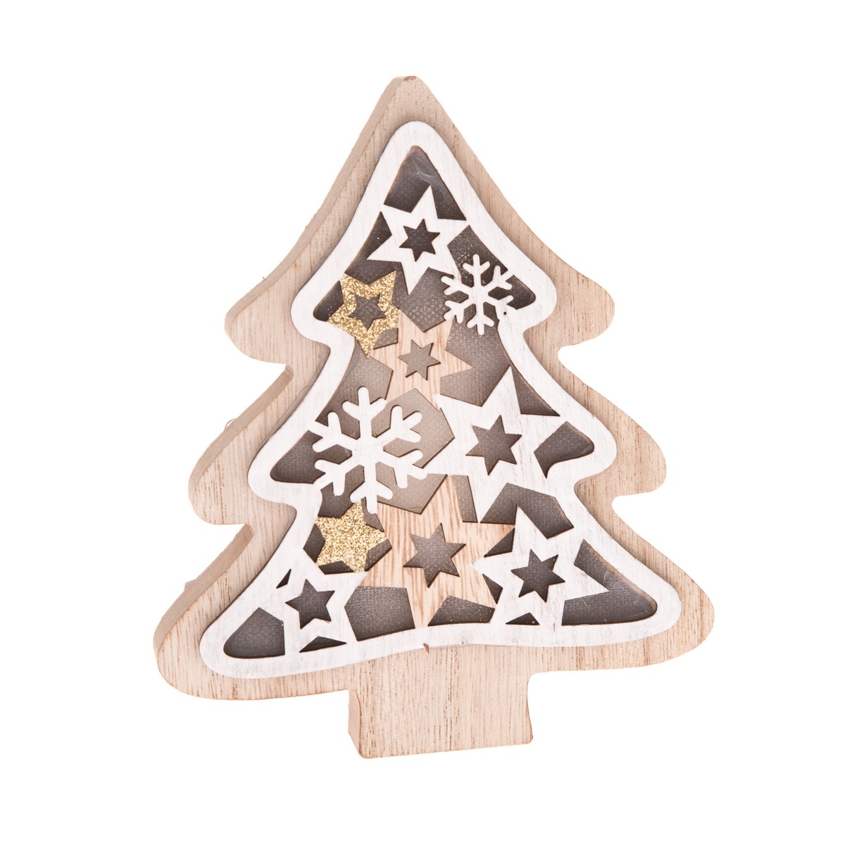 Drevený stromček s LED svetlom Stellar Drevený stromček s LED svetlom Stellar