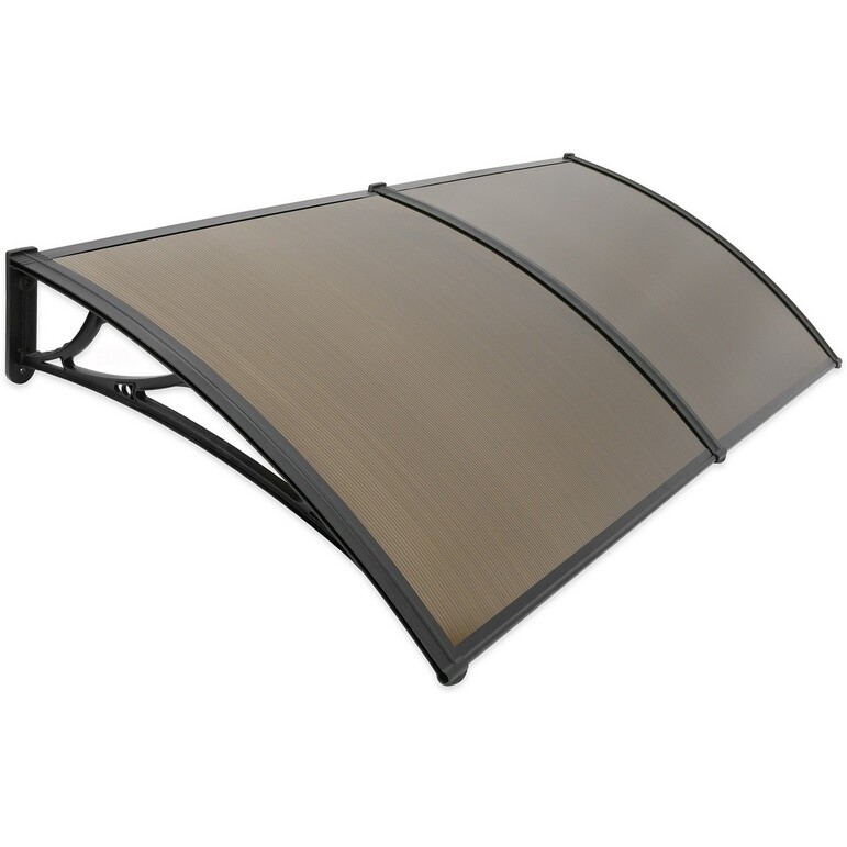 Dverná vchodová strieška hnedá Dverná vchodová strieška hnedá