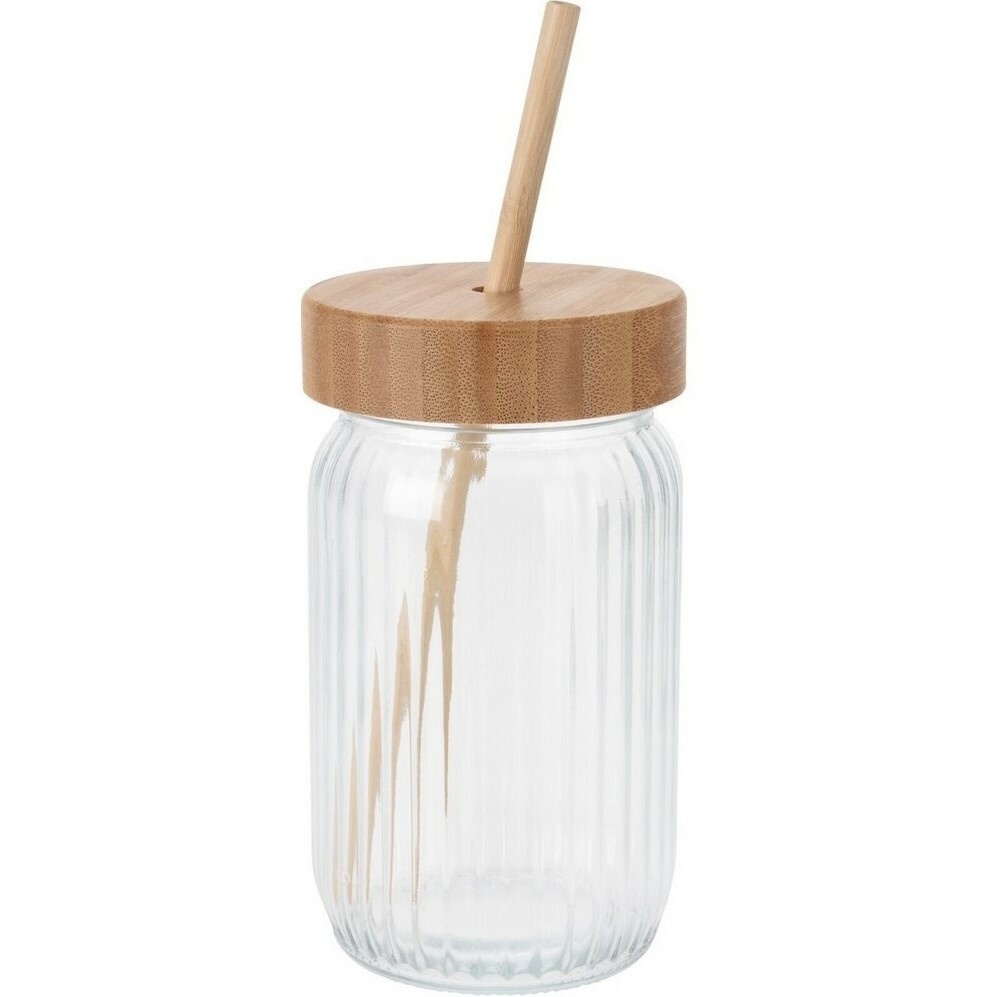 EH Pohár na nápoje s bambusovým viečkom