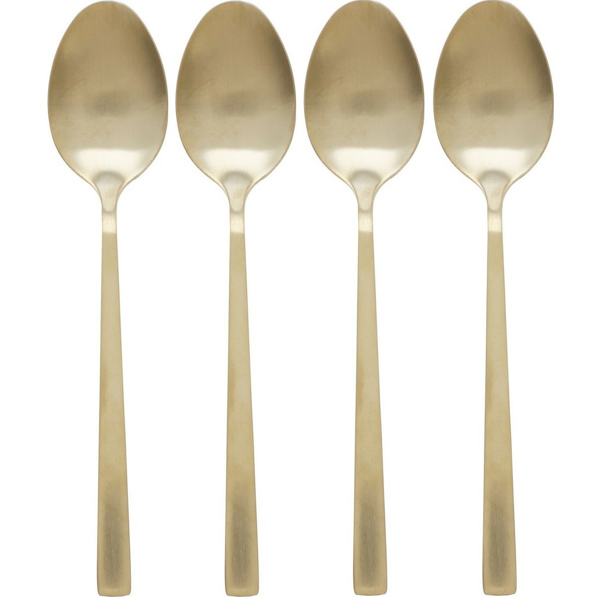 EH Súprava zlatých čajových lyžičiek 4 ks