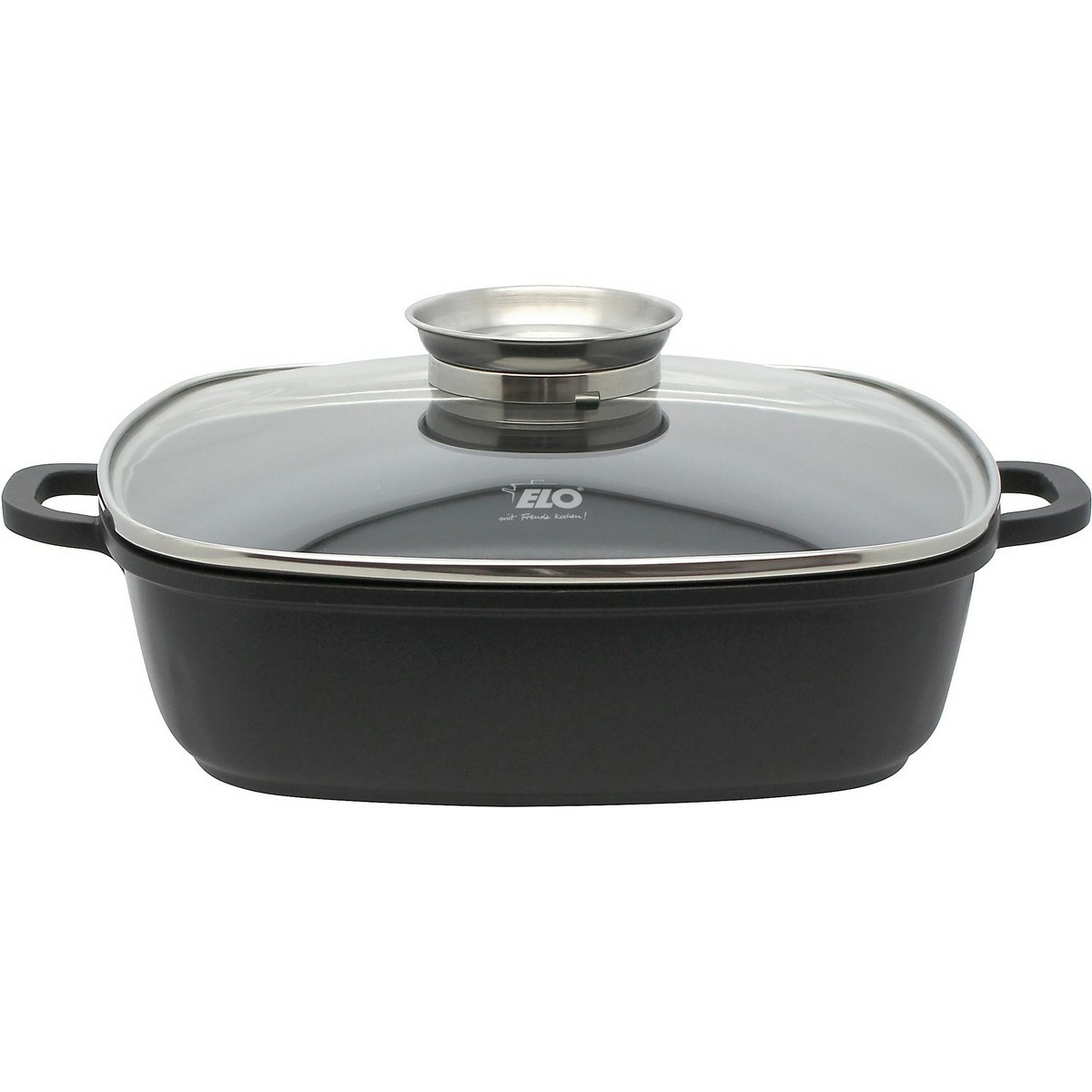Elo 19658 Pekáč so skleneným poklopom aaromatickou rukoväťou Alucast 28 x 28 cm Elo 19658 Pekáč so skleneným poklopom aaromatickou rukoväťou Alucast 28 x 28 cm