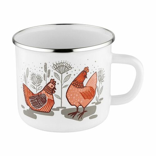 Emalia Pleszew Smaltovaný hrnček Rubinka Emalia Pleszew Smaltovaný hrnček Rubinka