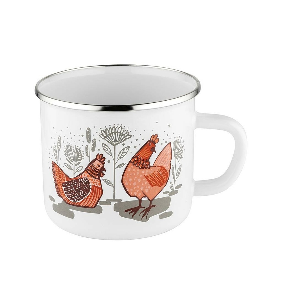 Emalia Pleszew Smaltovaný hrnček Rubinka Emalia Pleszew Smaltovaný hrnček Rubinka