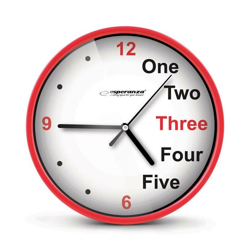 Esperanza EHC014R nástenné hodiny PRAGUE 20 cm Esperanza EHC014R nástenné hodiny PRAGUE 20 cm