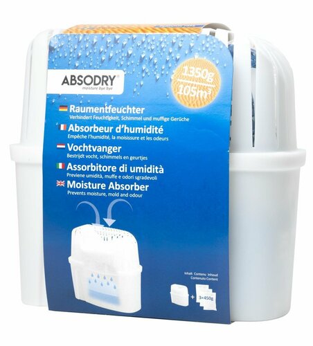 Absodry Maxi 1350g White pohlcovač vlhkosti Absodry Maxi 1350g White pohlcovač vlhkosti