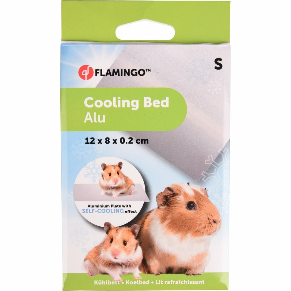 Flamingo Chladiaca hliníková podložka pre hlodavce Flamingo Chladiaca hliníková podložka pre hlodavce