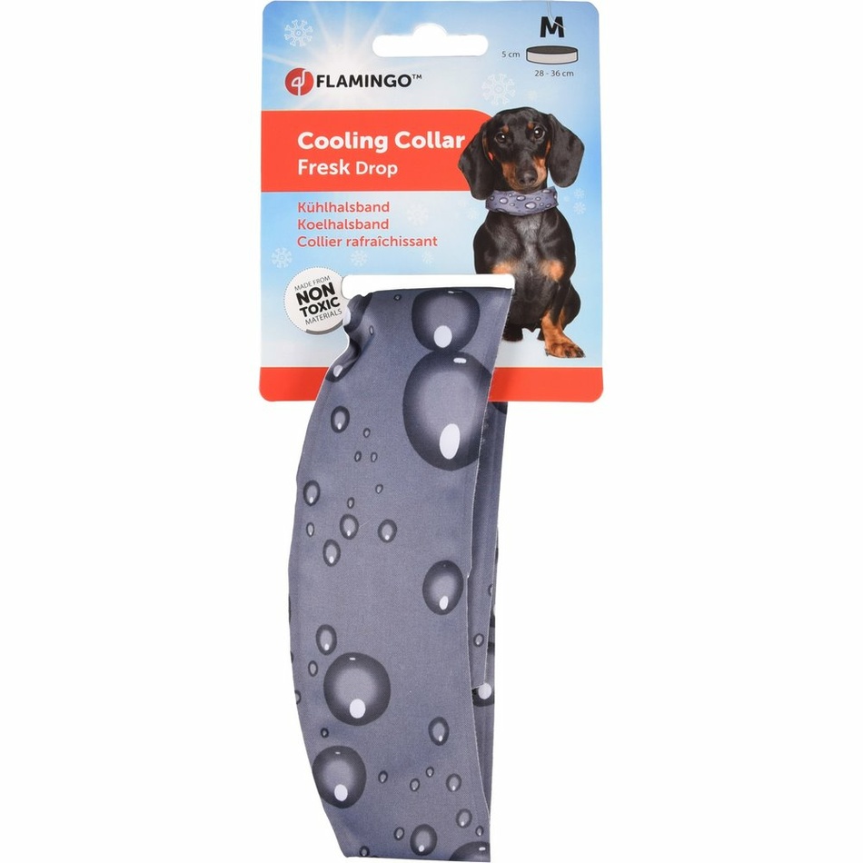 Flamingo Chladiaci obojok pre psov Kvapka Flamingo Chladiaci obojok pre psov Kvapka